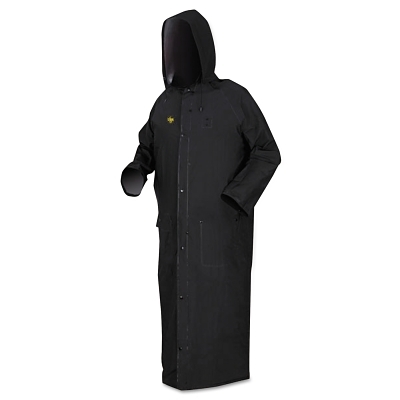 CLAS PLUS .35MM PVC/POLYFLM RESIS RIDERCOAT BLK